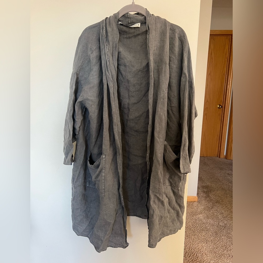 NWOT Zara linen cardigan